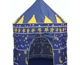 Bleu Enfants Pop Up Tente Château Enfants Tente de jeu Portable Pop Up avec sac de transport Fille Garçon Intérieur Extérieur CH-600 4403079607358