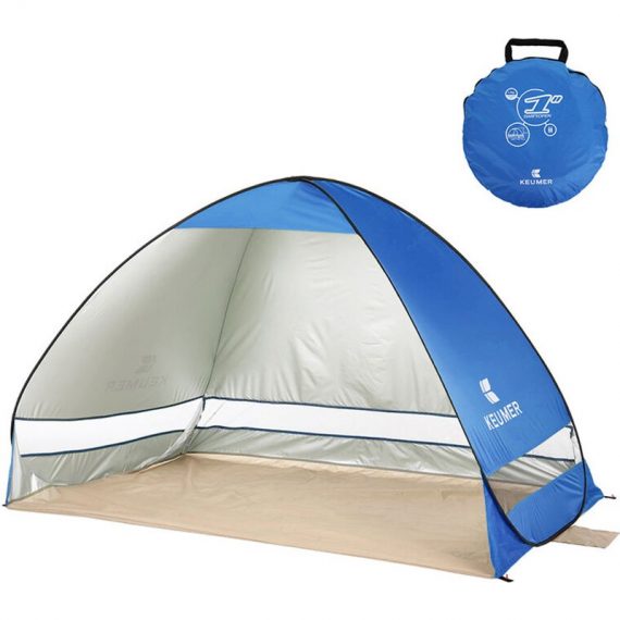 Keumer - 78,7 x 47,2 x 51,2 pouces automatique instantané Pop-up tente de plage Anti uv abri solaire Cabana pour Camping pêche randonnée pique-nique Y19205DB|831 755924244626