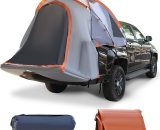 Costway - Tente de Lit pour Camionnette Portable 265 cm x 178 cm 2 Personnes Double Epaisseur avec Housse Amovible Porte avec Fermeture Eclair en GP11661OR-M-EU 794094618783